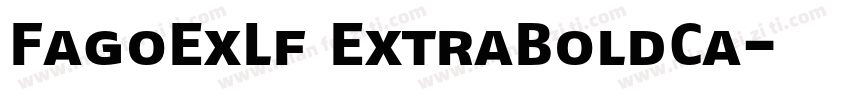 FagoExLf ExtraBoldCa字体转换